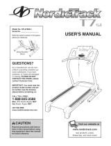 NordicTrack T7si Treadmill User manual