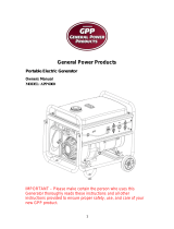 General Power Products APP 6000 Owner's manual