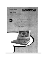 Magnavox MPD720 Owner's manual