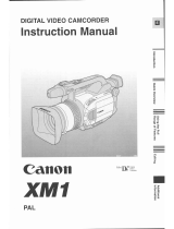 Canon XM1 User manual