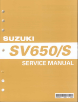 Suzuki SV650 User manual
