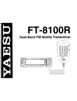 YAESU FT-8100R User manual