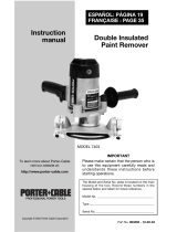 Porter-Cable 7403 User manual