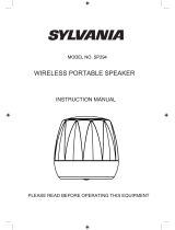 Sylvania SP294 User manual
