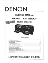 Denon DN-2000F User manual