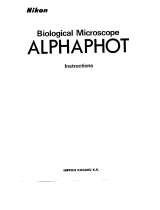 Nikon Alphaphot Instructions Manual