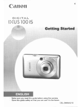 Canon Digital IXUS 100 IS Getting Started Manual