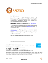 Vizio VF550XVT1A - 55" LCD TV User manual
