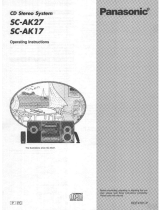 Panasonic SAAK27 - MINI HES W/CD-P Operating Instructions Manual