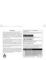 Mitsubishi Outlander User manual