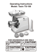 Tasin TS-108 Operating Instructions Manual