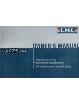 LML STAR 125 DLX Owner's manual