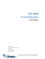 ZTE MF60 User manual