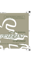 Yamaha GRIZZLY YFM125GX Owner's manual