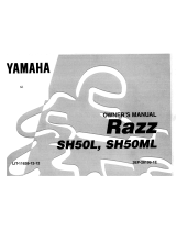 Yamaha RAZZ SH50L Owner's manual