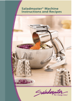 Saladmaster Machine Instructions And Recipes Manual
