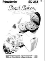 Panasonic Bread Bakery SD-253 Operating Instructions & Recipes