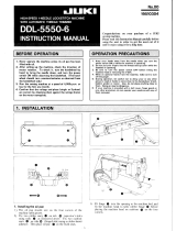 Juki DDL-5550-6 User manual