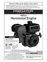 Predator Engines 420cc Owner's Manual & Safety Instructions