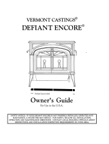 Vermont Castings Defiant Encore 0028 Owner's manual