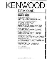 Kenwood DEM-999D User manual