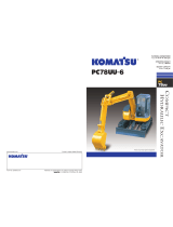 Komatsu PC78UU-6 Quick start guide
