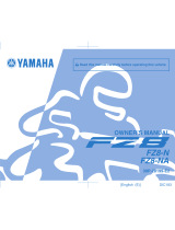 Yamaha FZ8-NA Owner's manual