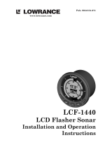 Lowrance LCF-1440 Installation And Operation Instructions Manual