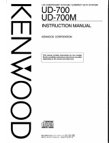 Kenwood UD-700M User manual