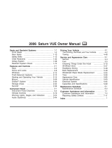 Saturn 2006 Vue Owner's manual