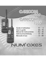 Num'axes Canicom 800 User manual