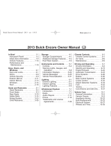 Buick Encore 2013 Owner's manual