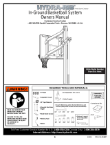 HYDRA-RIB In-Ground Basketball System Owner's manual