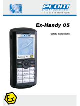 Ecom Instruments Ex-Handy 05 Safety Instructions
