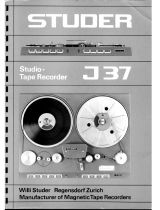 STUDER J37 User manual