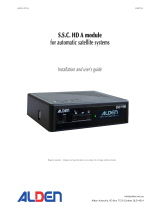 Alden S.S.C. HD A module Installation and User Manual