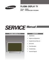 Samsung PDP4298ED User manual