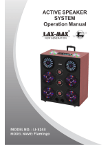 LAX-MAX LI-S243 Operating instructions