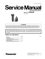 Panasonic ES8249 User manual