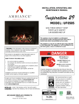 Ambiance UF0505 LPG Installation, Operation and Maintenance Manual