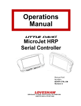 Loveshaw LITTLE DAVID MicroJet HRP Operating instructions