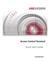 Hikvision DS-K1T105M-C Quick start guide