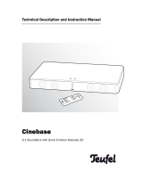 Teufel Cinebase Technical Description And Operating Instructions