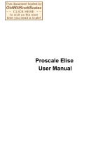 Proscale Elise AK303 User manual