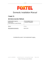 Foxtel iQ3 Domestic Installation Manual