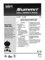 Weber Summit S-470 Owner's manual
