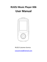 Ruizu X06 User manual