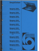 Bang & Olufsen Beogram 3300 User manual