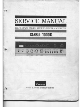Sansui 1000X User manual