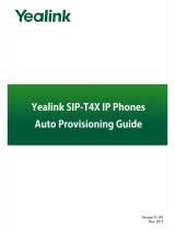 Yealink SIP-T4X Provisioning Manual